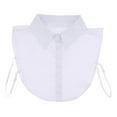 thumbnail image 2 of Cuello Falso Hugo Collar de Imitación Media Camisa Banda Blanco, 2 of 8