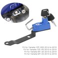 thumbnail image 3 of Aluminium Alloy Helmet Lock Security Anti Theft Safety  MT25 MT03 YZF R25 R3 2014-2019 Motorcycle Modification, 3 of 7