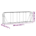 thumbnail image 4 of vidaXL Log Holder Light Grey 300x45x100 cm Galvanised Steel, 4 of 5