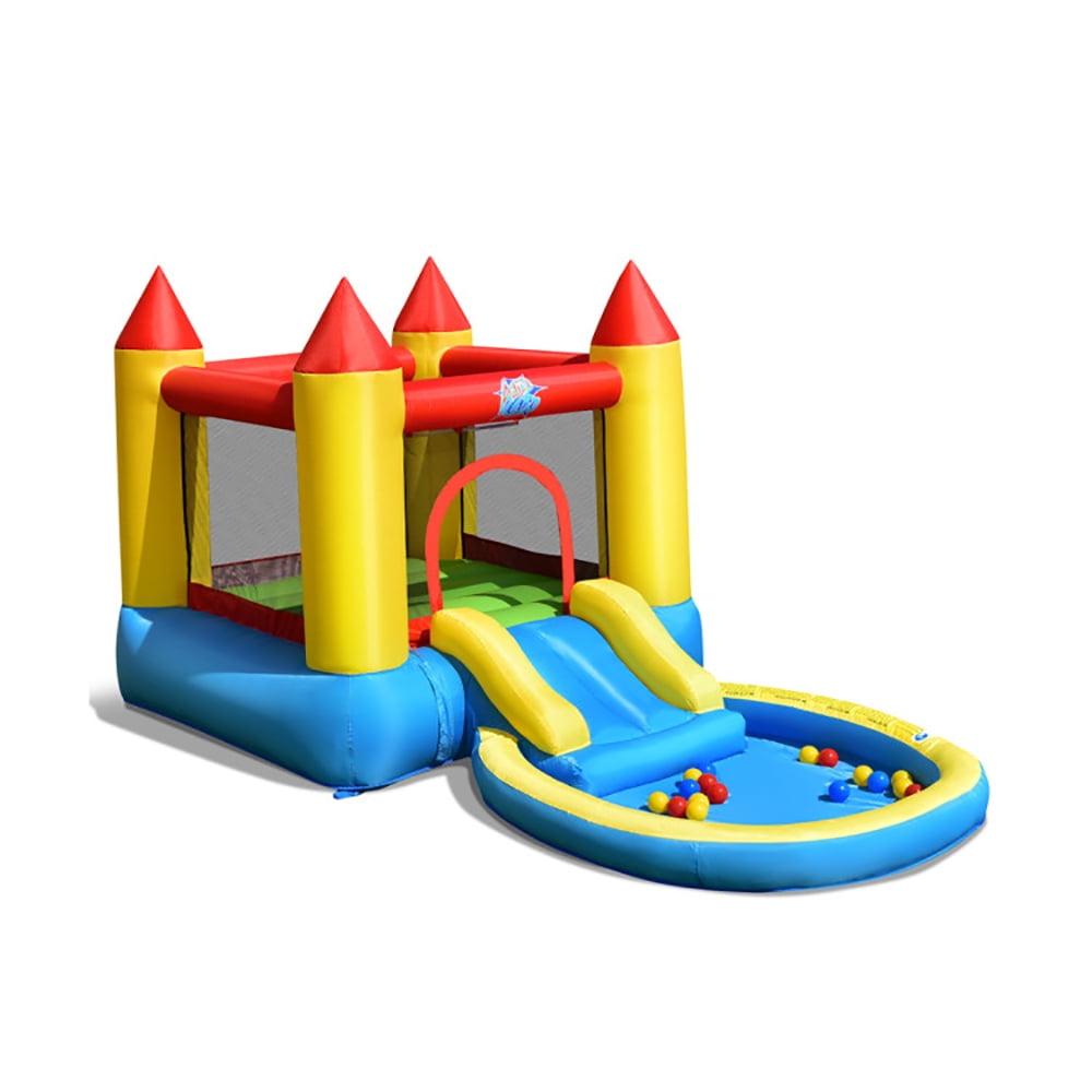 Aimee Lii Inflatable Kids Slide Bounce House with 550W Blower, Kids Bounce House for 5+