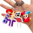 thumbnail image 3 of Anime The Amazing Digital Circus Keychain Digital Circus Clown Figure Keyring Jewelry Key Accessories Kids Toy Gift for Friends Jakarta, 3 of 6