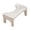 White #0, variant on Toilet Stool Footstool for Adults & Kids | Squatting Potty Stool with Non-Slip Pads | Bathroom Footrest for Constipation Relief | 1 Pack