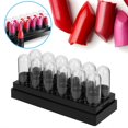thumbnail image 1 of Tubo vacío de lápiz labial ANGGREK 12 Uds muestra de plástico Mini bálsamo labial DIY, 1 of 8