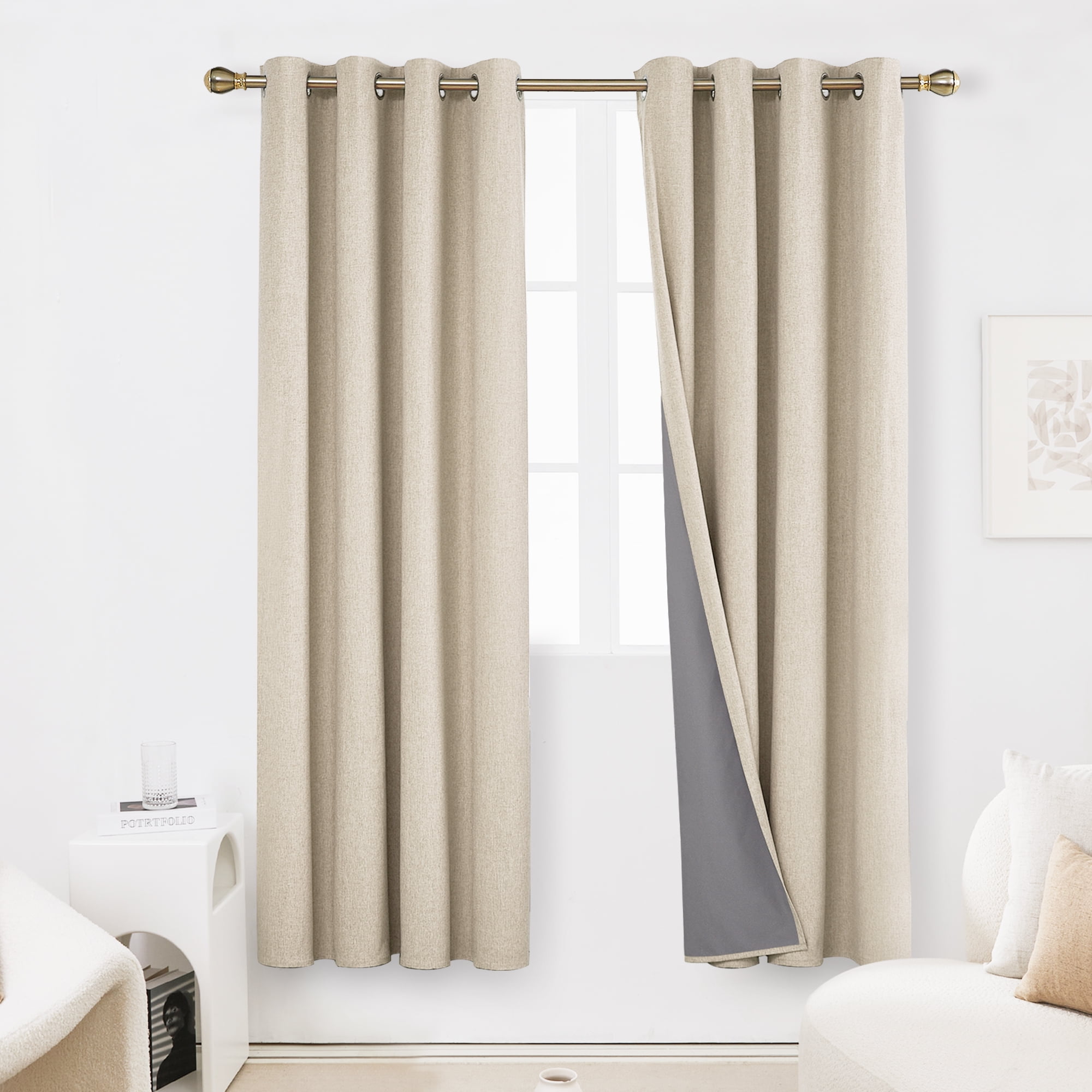 Grey Curtains Adventure with Motorcycle Window Drapes 2 Panel Set 108x84 Inches 