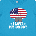 thumbnail image 4 of Inktastic I Love my Daddy Military Son Daughter Boys or Girls Baby T-Shirt, 4 of 5