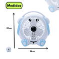 thumbnail image 2 of Ventilador De Escritorio Portátil De 2 Velocidades, 2 of 4