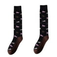 thumbnail image 3 of MEICHEN Fashionable Casual Mid Calf Socks for Women Cute Printed Knee High Stockings Women's Sports Crew Socks, 3 of 4