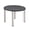 Grey / Chrome, variant on Romig Trek 48 in. Large Round Breakroom Table- Noble Oak Top, Black Legs