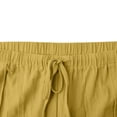 thumbnail image 6 of KyCheLot Men's Capri Pants Straight Leg Loose Crop Pant Elastic Waist Drawstring Beach Yoga Pants Capris with Pockets, 6 of 7