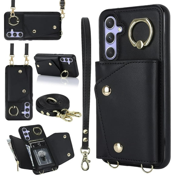 New Crossbody Zipper Wallet - A54