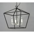 thumbnail image 4 of 25156TXBPN Maxim Lighting Abode-Four Light Chandelier-17.75 Inches wide by 20.75 inches high-Textured Black/Polished Nickel Finish    -Traditional, 4 of 5