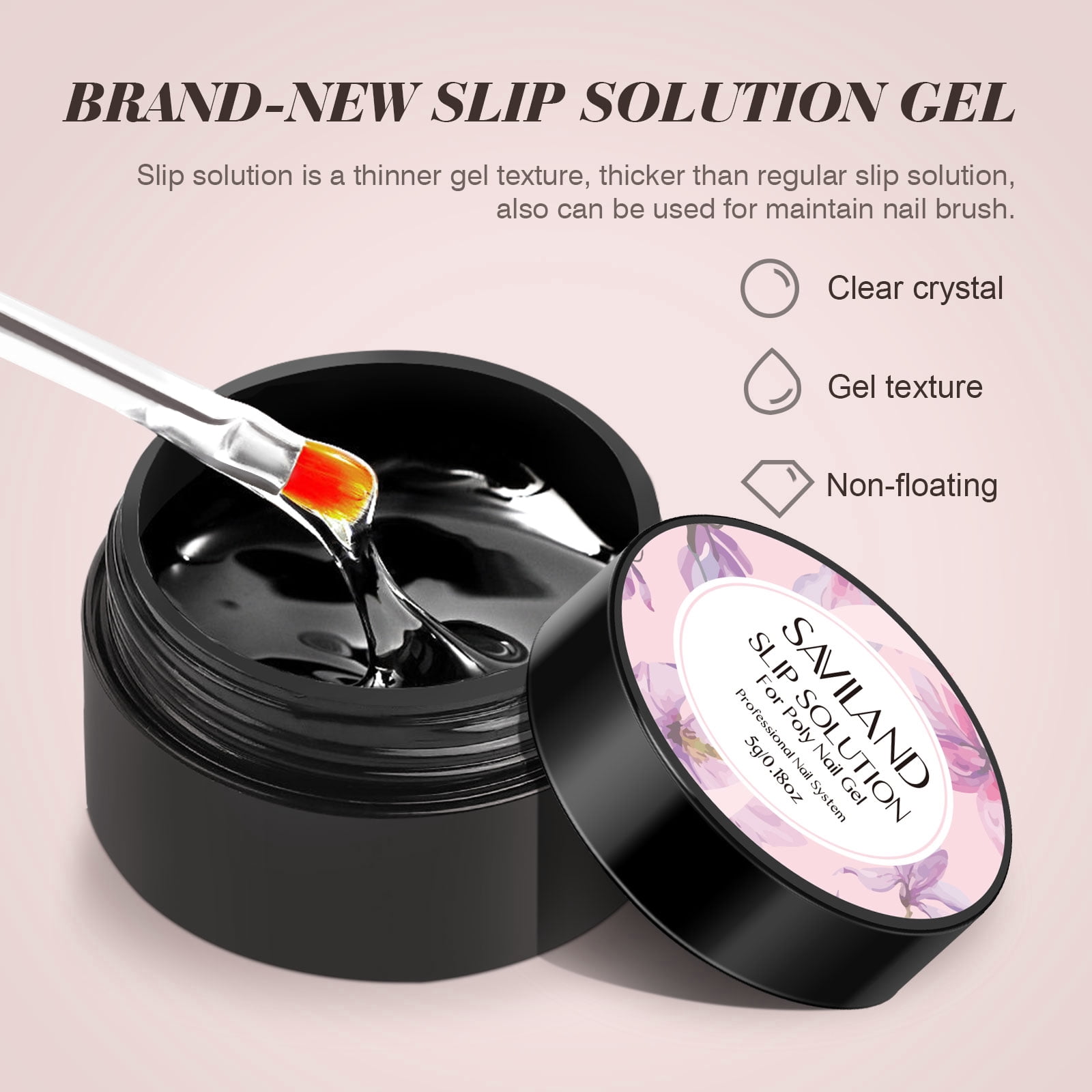 Saviland Poly Gel Nail Kit: 8 Colors Glitter Gel Nail Extensions White Black Silver with 96W UV Nail Lamp, Base & Top Gel and Nail Tools, Complete All in One Manicure Beginner Kit