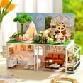 thumbnail image 4 of Super Creator Daily Plastic Miniature House Cafe Energy Supply Store Gift Sets House Building Block 3d New, 4 of 9