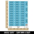thumbnail image 2 of Entered Double Line Border Sticker Set - Light Blue - Gloss Finish - 1.5" Small, 2 of 7