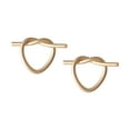 thumbnail image 2 of GHSOHS Earrings for Women A Pair Of Earrings Metal Lines Knotted Love Earrings Temperament Fresh Earrings Earrings Jewelry Gold Hoop Earrings Gold Prom Earrings Fashion Earings Ear Ring, 2 of 7
