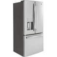 thumbnail image 4 of GE APPLIANCES GYE18JYLFS FRENCH DOOR FREESTANDING REFRIGERATOR Stainless Steel, 4 of 5