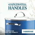 thumbnail image 6 of Farberware Style 6 Quart Nonstick Stockpot with Tempered Glass Lid, Dishwasher Safe and Oven Safe to 500°F, Blue, 6 of 8
