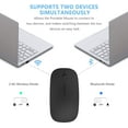 thumbnail image 6 of Bluetooth Mouse and 2.4 Wireless Dual Mode Slim USB Rechargable Mouse for Laptop///Mac, 6 of 6
