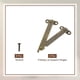 thumbnail image 3 of 2 piezas de bisagras de soporte de tapa plegable de 3.2", bisagra levantable con tornillos, bronce, 3 of 7