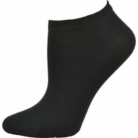 

Sierra Socks Unisex Ankle Hi No Show Bamboo Seamless Toe Socks - 3 Pair Pack (BLACK-XL)