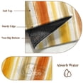 thumbnail image 3 of Orange Yellow Stripe Area Rug 4x6 Washable Rug Non Slip Fall Farmhouse Modern Abstract Large Area Rug Indoor Floor Carpet for Entryway Bedroom Kitchen Living Room Home Office Dining Room Nursery, 3 of 9