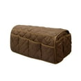 thumbnail image 3 of Durable Sofá Reposabrazos Organizador a prueba de polvo Antideslizante Universal Impermeable Silla Reposabrazos Caddy para Cosméticos Sala de estar Café Soledad Organizador de reposabrazos de sofá, 3 of 9
