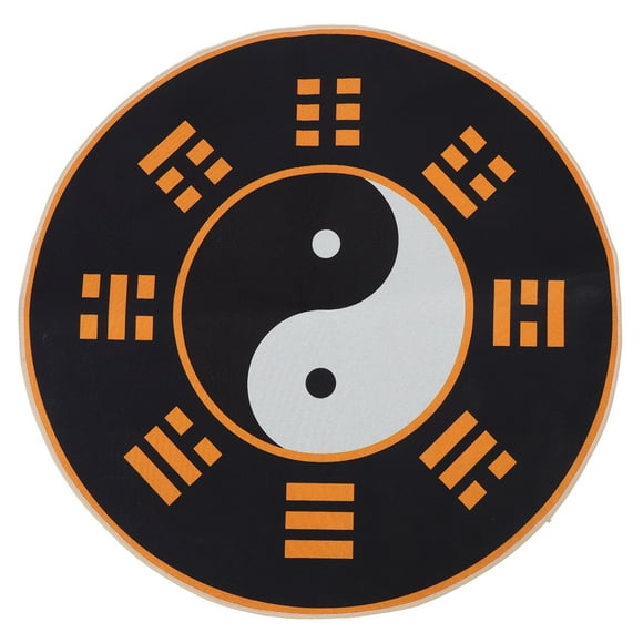 Alfombrilla antideslizante para silla de escritorio de oficina, alfombrilla para silla de oficina, alfombrilla para silla con patrón de Tai Chi