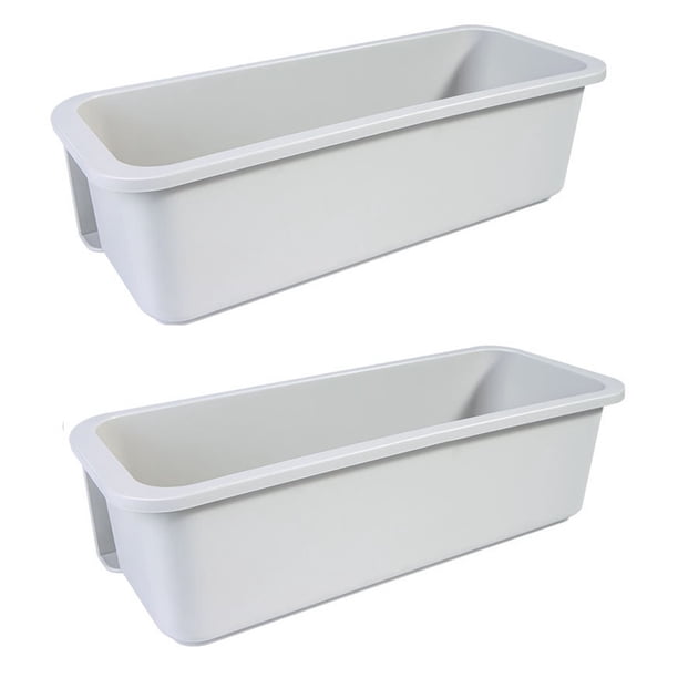 Cajas De Almacenamiento Con Cajones Para Gabinetes De BañO & Cocina, Organizadores Multiusos Para Fregaderos, Color Gris