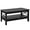 Black, variant on Dextrus Farmhouse Coffee Table with Open Storage Shelf, 2-Tier Thicken Wood Accent Cocktail Center Ends Table for Living Room Home Office, Black