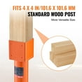 thumbnail image 6 of Screw Jack Post 4x4 Adjustable 13.2 to 18.7 Inch Height 24700 lbs Max Load Capacity for Home Leveling Lifting Floor Crawlspace Basement Shore Beam, 6 of 6