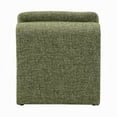 thumbnail image 2 of Kami Accent Chair-Curved Open Base-Armless Modern Green Boucle, 2 of 5