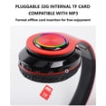 thumbnail image 5 of Noise Canceling Headphones Kids,Kid Headphones Bluetooth,High Value And High Craftsmanship Headset Bluetooth Headset Wireless for School(Wine), 5 of 10