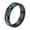 6MM-Black, variant on Unisex Tungsten Steel Abalone Shell Opal Galaxy Fragment Inlay Plain Couple Ring Curved Glossy Wedding Finger Jewelry 4MM-Silver Size 9