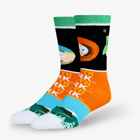 Odd Sox – South Park Boys Mash-Up Crew Socks – Official Licensed Cartoon Novelty Unisex Socks –