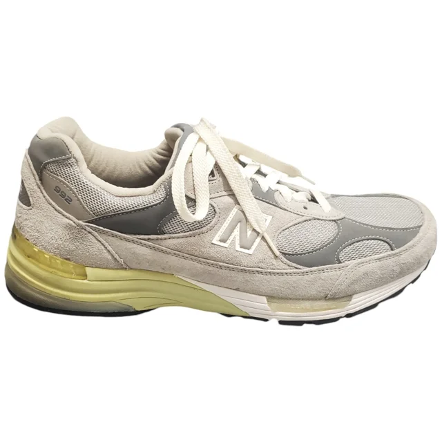 New Balance 992 Running Sneaker Shoes Mens Size 15 Gray Suede Lace Up M992GL