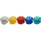thumbnail image 4 of Ounissouiy Interruptor transparente Rocker Push Iluminado Accesorios 30 Cassette Arcade Lucha Iluminación Consola de juegos Tablero Juguetes Azul, 4 of 6