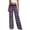 Purple, variant on HomeDM Pants for Women Wide Leg Tie-Dye Striped Pants with Pockets Purple Drawstring Lounge Trousers for Athletic Work Size L