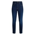 thumbnail image 5 of Time and Tru Women's High Rise Skinny Jeans, 29" Inseam Regular, Sizes 0-20, 10S-16S, 5 of 5