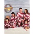 thumbnail image 5 of Conjuntos navideños para padres e hijos más vendidos, conjunto exclusivo con estampado de rayas rojas y blancas, 2025, 5 of 5