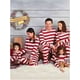 thumbnail image 5 of Conjuntos navideños para padres e hijos más vendidos, conjunto exclusivo con estampado de rayas rojas y blancas, 2024, 5 of 5