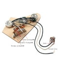thumbnail image 3 of Kits de arnés de cableado de guitarra shamjiam 1V2T Perillas negras, 3 of 9