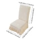 thumbnail image 3 of Fundas De Silla De Terciopelo Funda elástica beige con diseño de pata de gato para silla de comedor, gruesa, para asiento y respaldo, para todas las estaciones (1 unidad) JASKFLY, 3 of 9