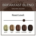 thumbnail image 5 of The Bean Organic Coffee Company Breakfast Blend, Medium Dark Roast, Whole Bean Coffee, 16-Ounce Bag, 5 of 6
