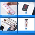thumbnail image 4 of Máquina de prensado por calor para vasos de 110 V para sublimación de 11 oz a 20 oz, vasos rectos y delgados, tazas de vidrio, tazas de bricolaje, impresión por transfer, 4 of 10