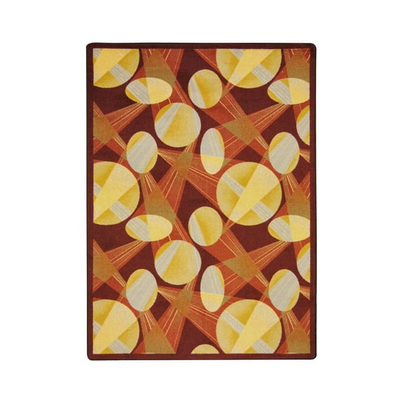 Any Day Matinee - Theater Area Rugs Searchlight, 3'10" x 5'4", Burgundy