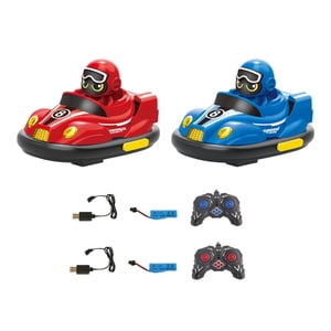 Yinanstore Voiture à télécommande, 2 Joueurs RC Caricature Mini Éjecteur télécommandé avec lumière musicale pour les âges 6 et vers le haut