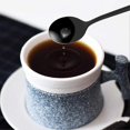thumbnail image 5 of Mini Dessert Spoons Coffee Spoons Black Plated Teaspoons Frosted Handle for Dessert Tea Ice Cream C, 5 of 5