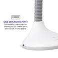 thumbnail image 3 of Verilux SmartLight Full Spectrum LED Desk Lamp with Adjustable Brightness, Flexible Gooseneck and Integrated USB Charging Port - Reduces Eye Strain and Fatigue - Ideal for Readers, Artists, Crafters, 3 of 7