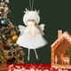 thumbnail image 1 of Adornos navideños, adornos navideños, regalos navideños, adornos navideños, falda de hilo, astas con colgante, lindo vestido de árbol de Navidad para niña, accesorios, colgantes de ángel, 1 of 7