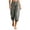 Gray, variant on Womens Baggy Pleated Harem Pants Summer Elastic High Waisted Wide Leg Balloon Cotton Lounge Crop Pants Purple,S